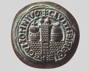 Siegel des Kreuzritterkönigs von Jerusalem (Bronze)